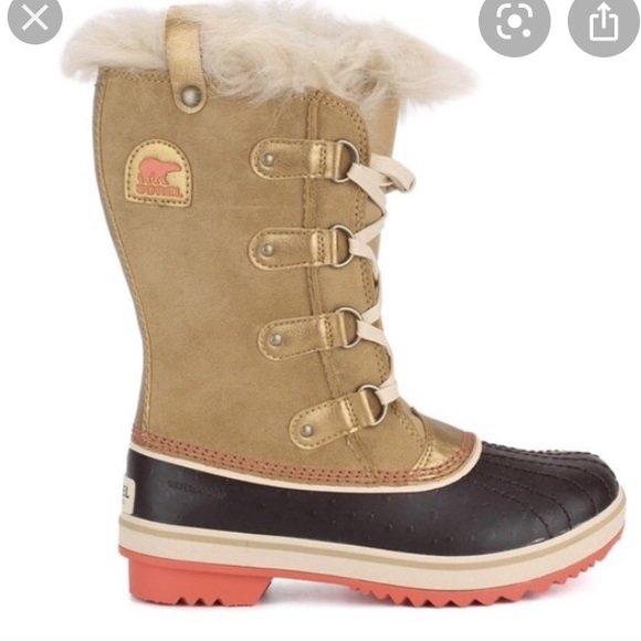 sorel rose gold boots